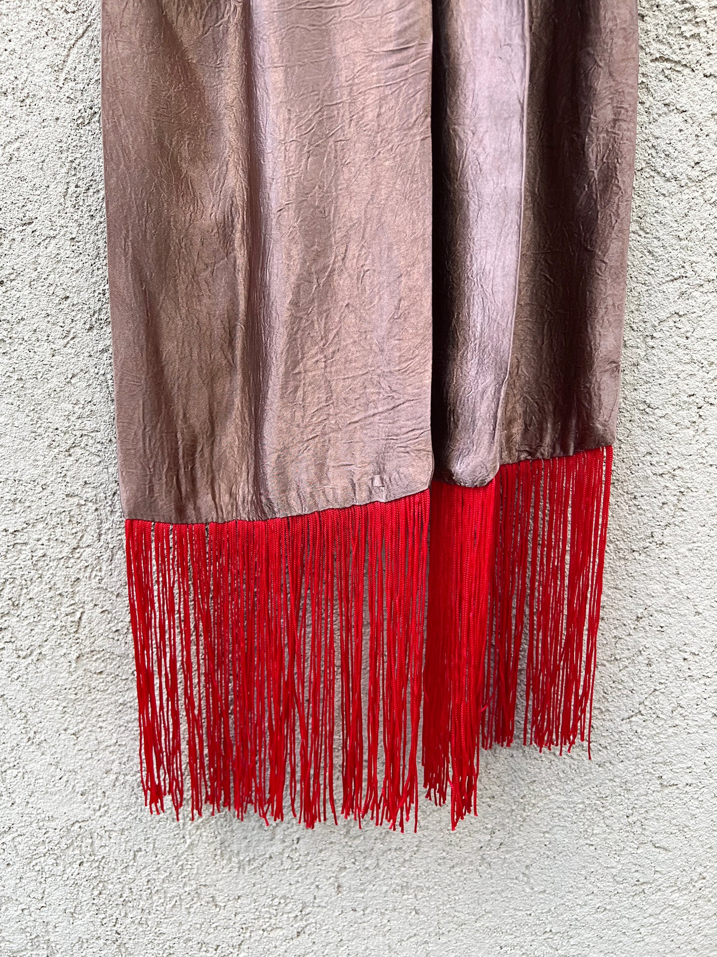 Waterfall Scarf / Pink-Red