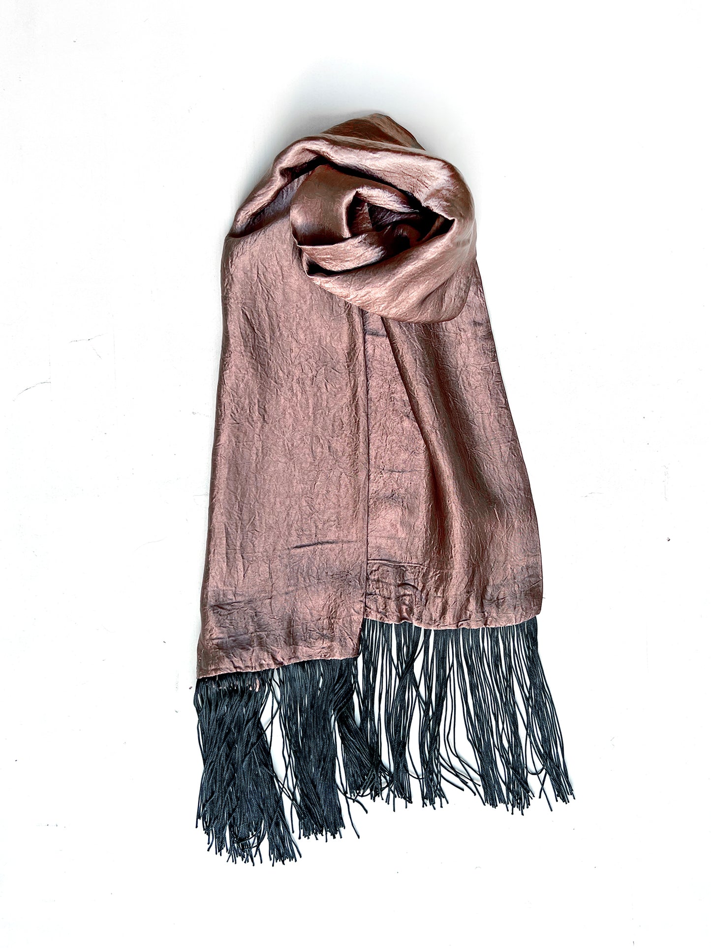 Waterfall Scarf / Pink-Black