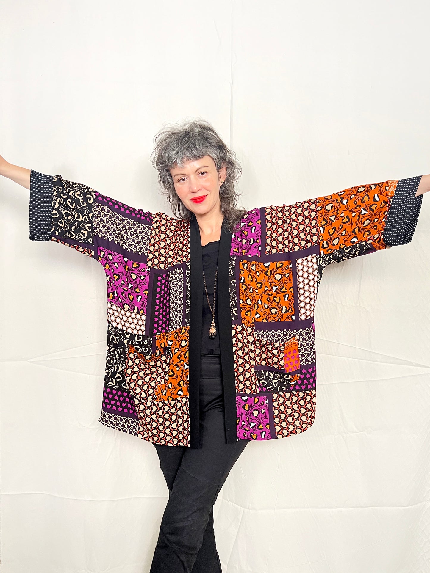 Orange Crush Kimono / M-XL