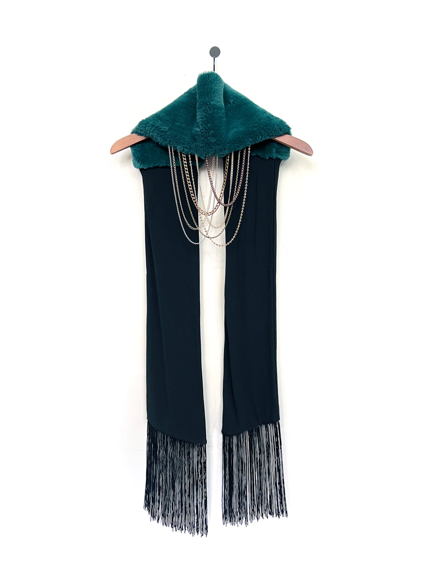 Chain Chain Chain Scarf / Green