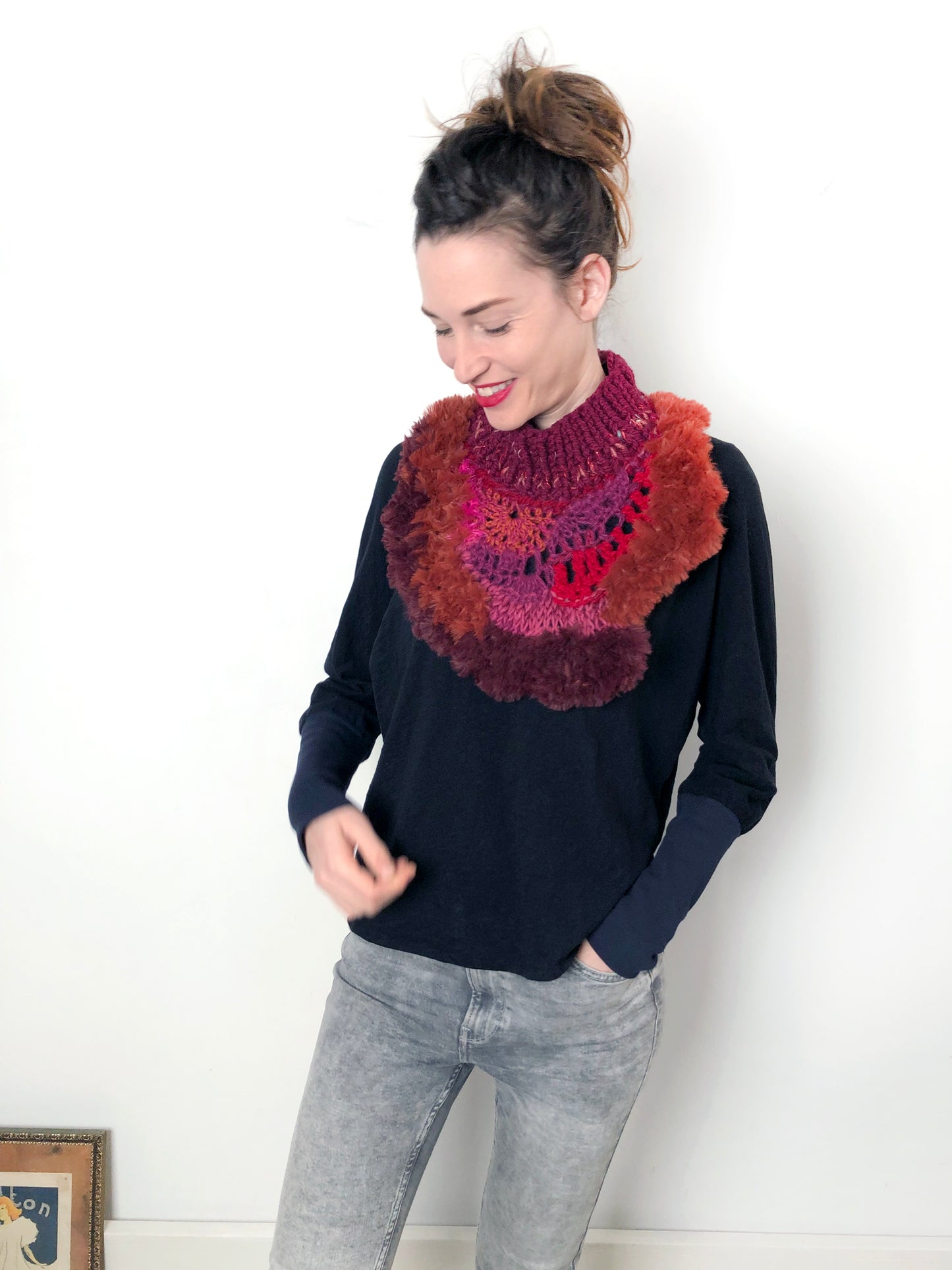 Love Talk Crochet Neckpiece