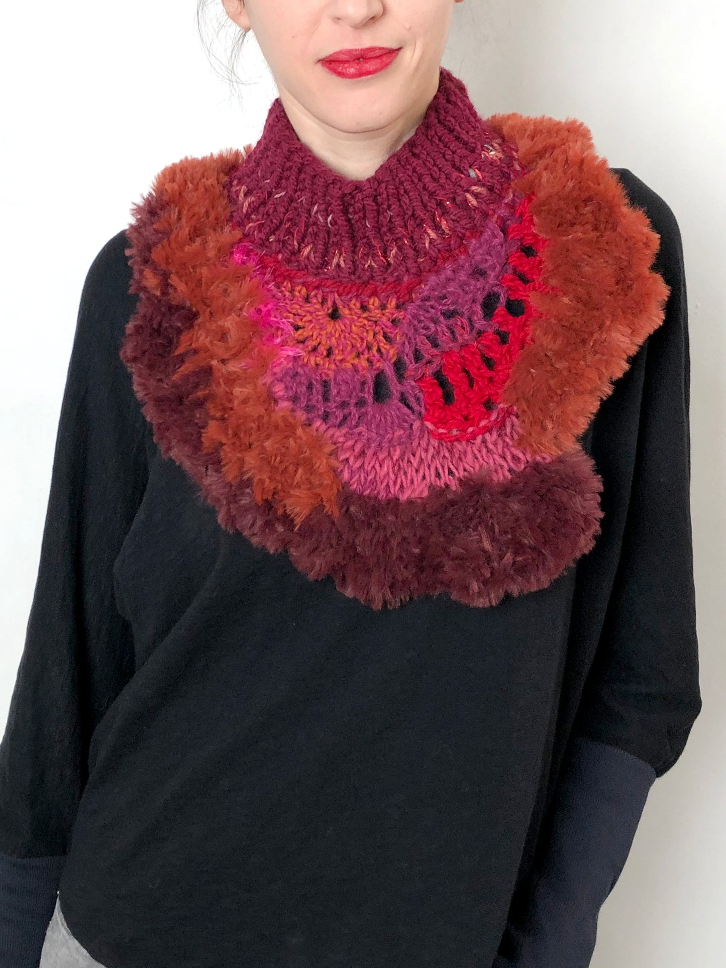 Love Talk Crochet Neckpiece