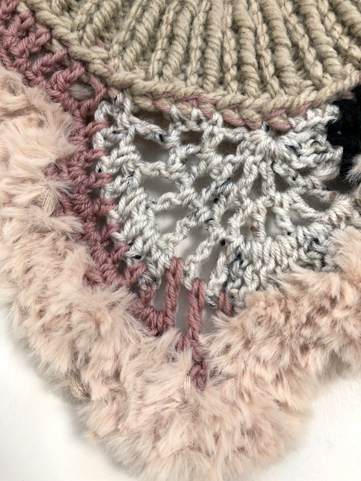 Spinning Away Crochet Neckpiece