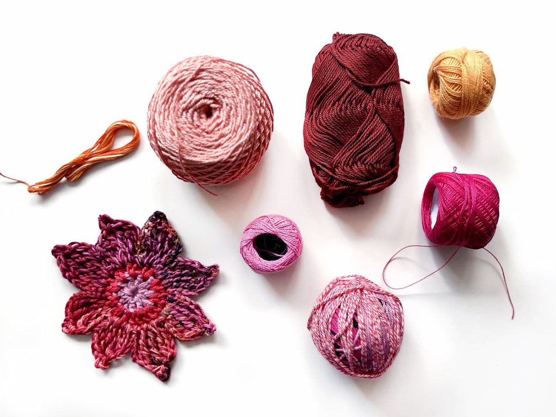 Summer crochet pieces made in cotton and lighter yarns