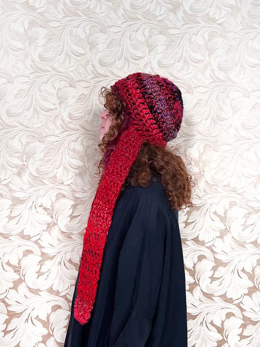 Cool Cat Crochet Hat #4 S/M