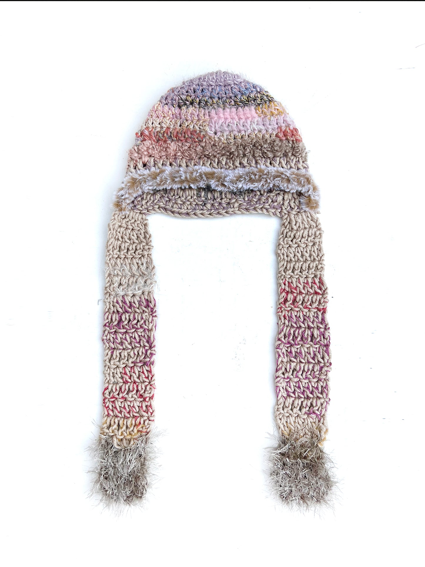 Cool Cat Crochet Hat #1 L/XL