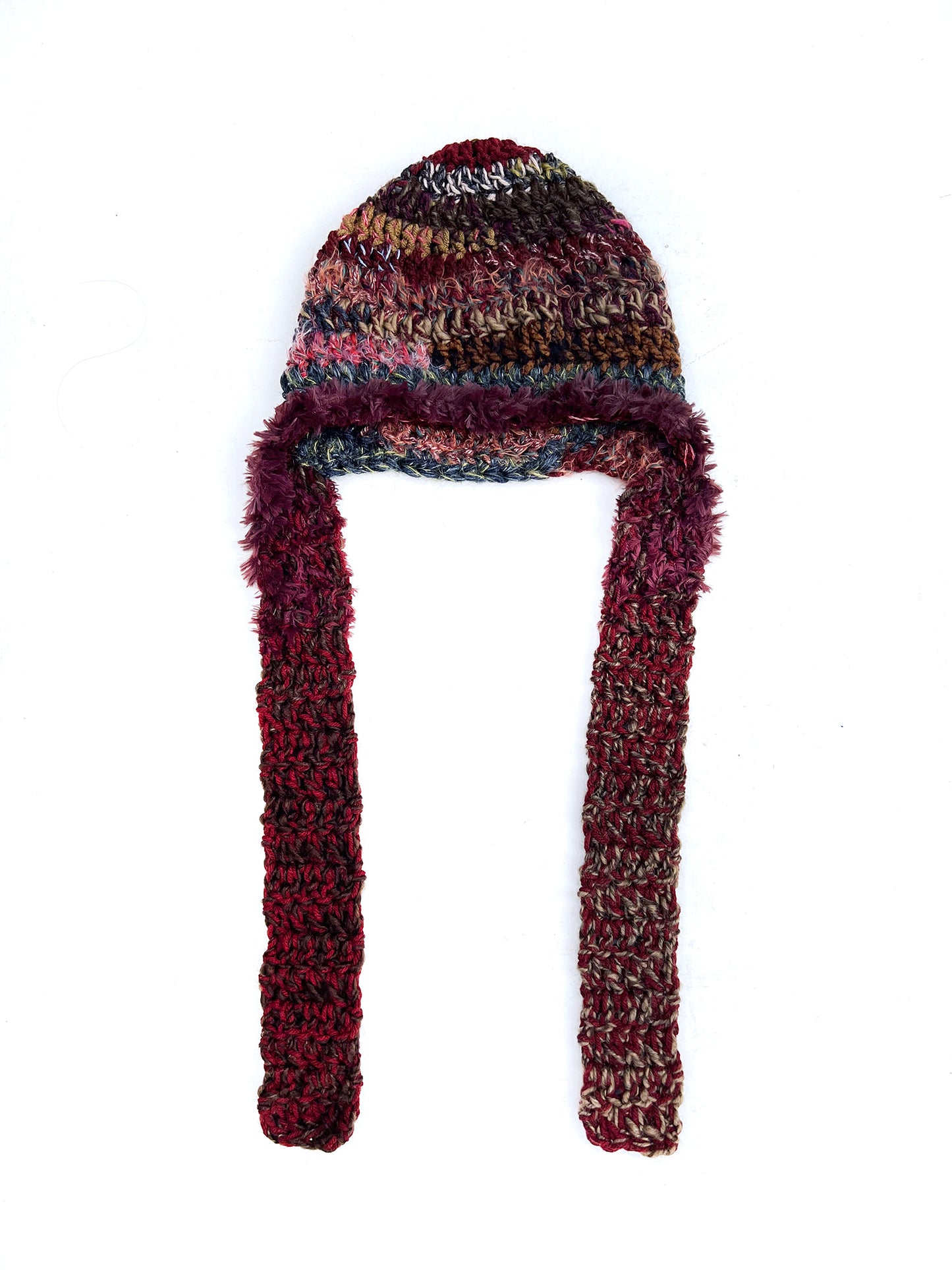 Cool Cat Crochet Hat #3 L/XL
