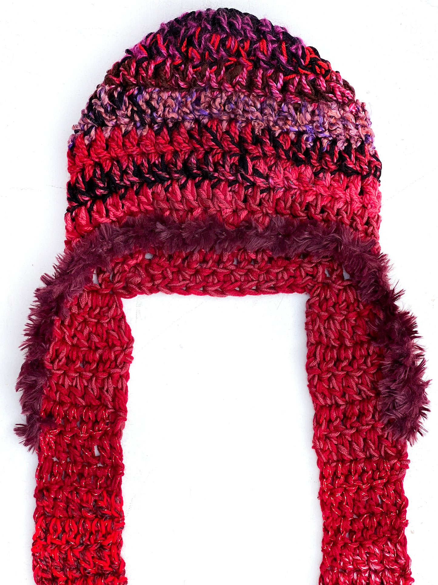 Cool Cat Crochet Hat #4 S/M