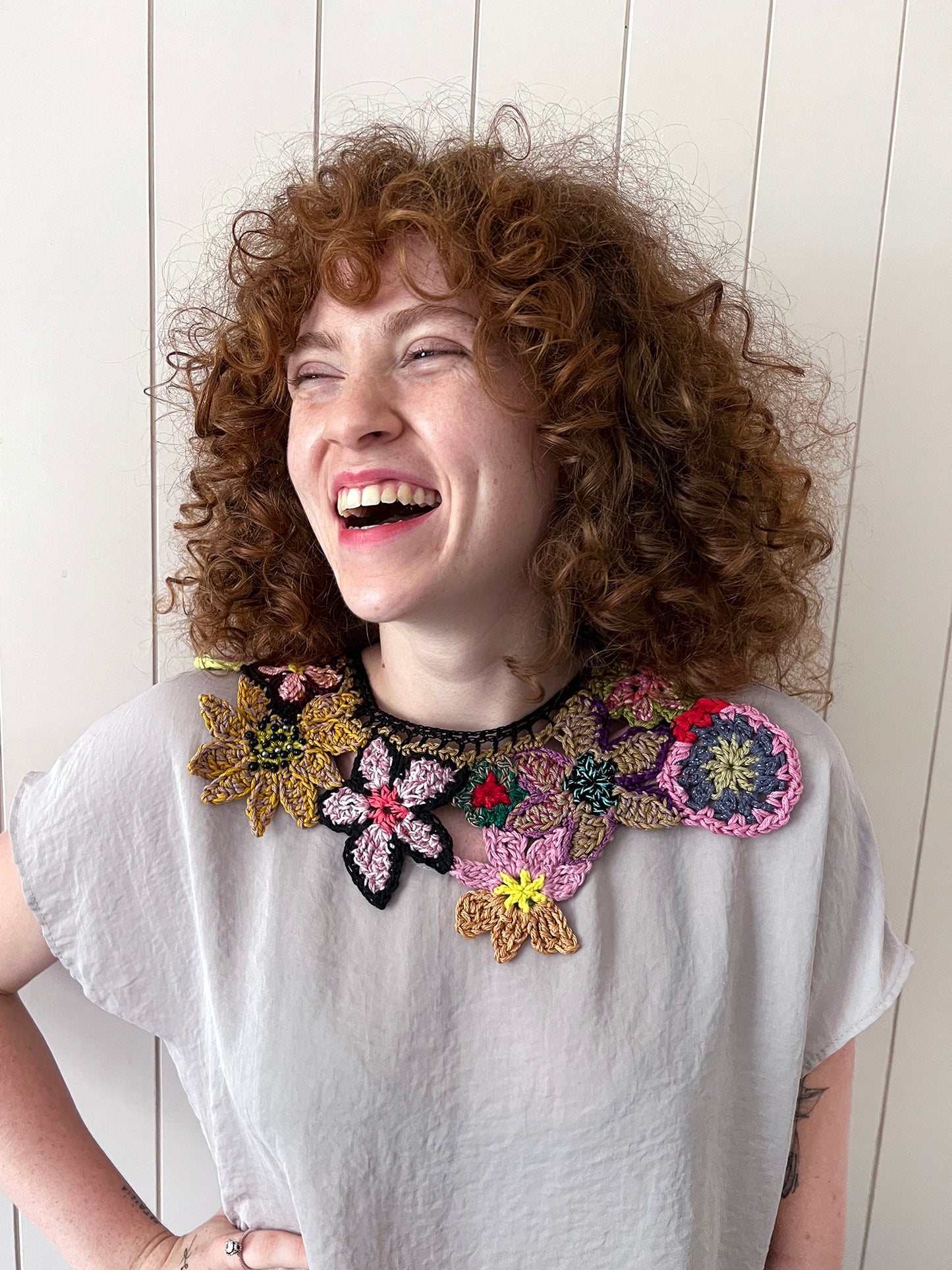 Flower Power Neckpiece #10