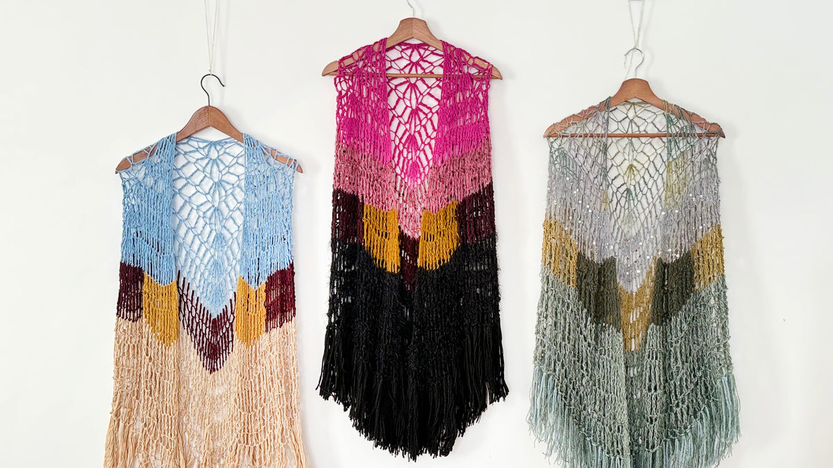Stash Busting Bundle: Cozy + Holiday Shawl
