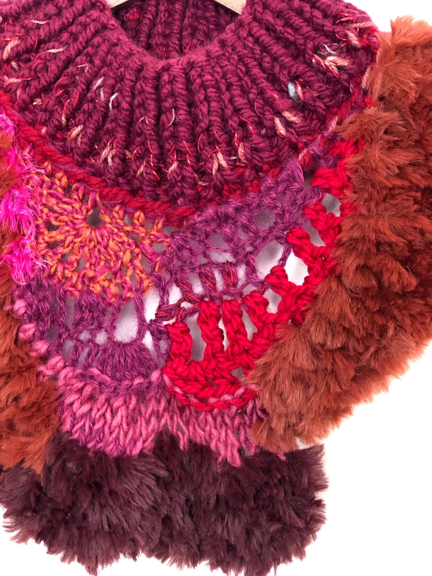 Love Talk Crochet Neckpiece
